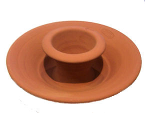 Terracotta Candle Holder - Click Image to Close